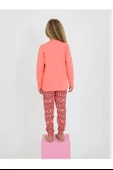 Kız Çocuk Uzun Kollu %100 Pamuklu Pijama Takımı 10/15 Yaş - 5