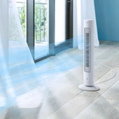 Philips 5000 Serisi CX5535/00 Kule Tipi Fanlı Beyaz Vantilatör - 6