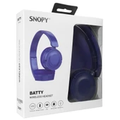 Snopy SN-XBK33 BATTY Mavi TF Kart Özellikli Bluetooth Kulaklık - 2