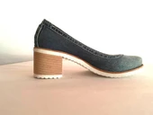 Kadın Özel Tasarım Kot Jeans Günlük Ayakkabı - 3