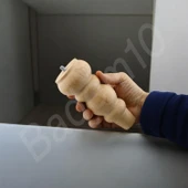 Ahşap 17 cm Ahşap Ayak Bağlantı Aparatlı Mobilya Koltuk Kanepe Sehpa Masa Ayağı Ayakları M8 Civatalı - 6