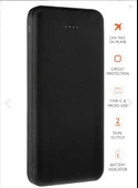 SnapMax SNP-3001 Siyah 10.000 mah Powerbank 2x USB Çıkışlı 1 Type-C ve 1 Micro Girişli - 1