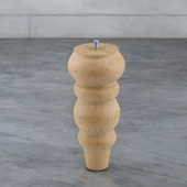 Ahşap 17 cm Ahşap Ayak Bağlantı Aparatlı Mobilya Koltuk Kanepe Sehpa Masa Ayağı Ayakları M8 Civatalı - 7
