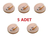 5 Adet 9 Metre Pencere Izolasyon Bandı Yapışkanlı Cam Yalıtım Süngeri Rüzgar Soğuk Kesici Pimapen Fitili - 1