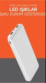 SnapMax SNP-3000 Beyaz 10.000 mah Powerbank 2x USB Çıkışlı 1 Type-C ve 1 Micro Girişli - 2