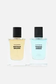 ZARA TENDER AMBER EAU DE PARFUM + ZARA ANTIQUE BROWN EAU DE PARFUM 2 X100 ML - 1