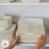 Karaca Fine Pearl Helen 58 Parça 12 Kişilik Kare Yemek Takımı thumbnail 7