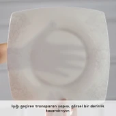 Karaca Fine Pearl Helen 58 Parça 12 Kişilik Kare Yemek Takımı thumbnail 3