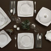 Karaca Fine Bone Together Alone 60 Parça 12 Kişilik Yemek Takımı - 2