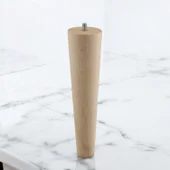 Ahşap 21 cm Ahşap Ayak Bağlantı Aparatlı Mobilya Koltuk Kanepe Sehpa Masa Ayağı Ayakları M8 Civatalı thumbnail 9