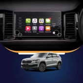 Skoda Kodiaq-Karoq 8 inç Multimedya uyumlu 9H Nano Ekran Koruyucu - 1