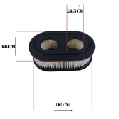 ÇİM BİÇME HAVA FİLTRESİ BRİGGS STRATTON 625/650/675EXI/500E VETA thumbnail 2