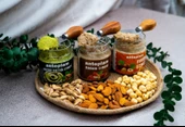 Anteplam Premium 3lü Doğal Ezme Seti Fıstık, Fındık ve Badem Lezzeti Toplam 600 Gr. - 1