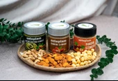 Anteplam Premium 3lü Doğal Ezme Seti Fıstık, Fındık ve Badem Lezzeti Toplam 600 Gr. - 2