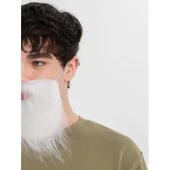 Beyaz Kırçıllı Takma Sakal Çocuk Yetişkin thumbnail 2