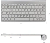 Onpad Extreme 10.1'' Uyumlu Kablosuz Wireless Pilli Türkçe Q Klavye - Gri - 7