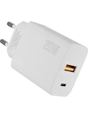 Hytech Hy-xe46 type usb-c 20w pd +usb qc 3. 0 hızlı ev şarj adaptörü - 3