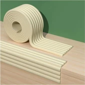 Renkli Duvarlar 8cmx210cm 1 Adet Yapışkanlı Meva Krem Lambiri model Çıta Süpürgelik Tablo Tavan Koruyucu Kenar Çıta thumbnail 7