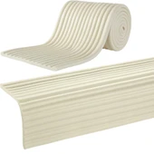 Renkli Duvarlar 8cmx210cm 1 Adet Yapışkanlı Meva Krem Lambiri model Çıta Süpürgelik Tablo Tavan Koruyucu Kenar Çıta thumbnail 8