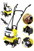 Dragro Alman Pro 4x4 9.9 Hp Çelik Şanzuman Bakir Sargili Benzinli Çapa Makinesi Çapalama - 1