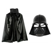 Çocuk Boy Darth Vader Maskesi ve Pelerin Seti - 1