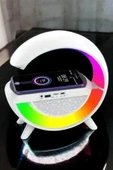 Bluetooth Hoparlör Dijital Göstergeli Wireless Şarj RGB Işıklı thumbnail 3