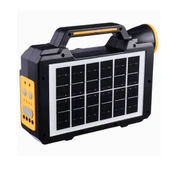 Solar Şarjlı, Bluetooth Hoparlörlü Uzatılabilir El Feneri ve Aydınlatma - 3