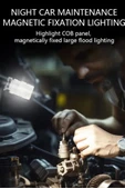 V15 Edc El Feneri 1200lm Anahtarlık Işık Tip-c Şarj Edilebilir Taşınabilir Mini Torch Mıknatıs Klips Ile Kamp Cep Fener - 2