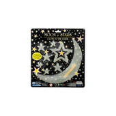 Karanlıkta Parlayan Fosforlu Yıldız Ay Gezegen Gökyüzü thumbnail 1