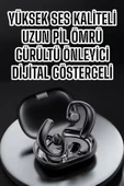 Bluetooth Kulaklık Dijital Göstergeli Uzun Pil Gürültü Önleyici Oyuncu Kulaklığı - 2
