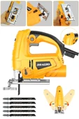 Dragro Alman 4000 W Metal Şanzuman 6 Kademe Devirli Lazerli Otomatik Pandüllü Dekupaj -sarı-cantalı - 1