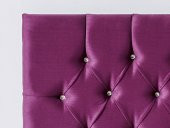 Niron Violet Yatak Seti 140x190 cm Çift Kişilik Yatak Baza Başlık Takımı - Orta Sert Yatak Mor Baza ve Başlığı - 8