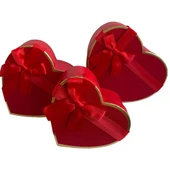 Hediye Kutusu Karton 3 lü Kırmızı Renkli - Mavi Su Dünyası - 1