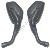Hsgl Motorsiklet Pulsar NS200 Siyah Ayna Sağ Sol Takım NS050 - 4