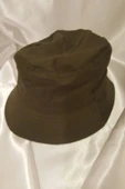 Şapka Bucket Şapka Balıkçı Kova Şapka Unisex Yuvarlak Şapka Haki - 2