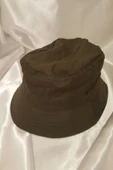Şapka Bucket Şapka Balıkçı Kova Şapka Unisex Yuvarlak Şapka Haki - 4