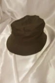 Şapka Bucket Şapka Balıkçı Kova Şapka Unisex Yuvarlak Şapka Haki - 3