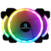 GAMEFORCE DUALRING 3x120mm Sese Duyarlı A-RGB Kasa Fanı - 1