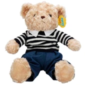 4807 Kıyafetli Peluş Ayı Teddy Bear 37 Cm -sunman - 1