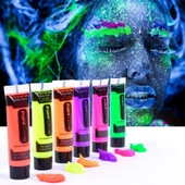 Glow Stick Boya Fosforlu Krem Boya 12 Adet - 2