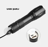 Powerbank Özellikli Uzun Menzilli El Feneri  Wt-039 thumbnail 4