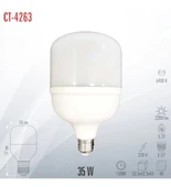 CATA 35W E-27 Torch Led Ampul Bulb 6500K Beyaz Işık - 1
