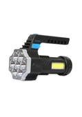 Ps-3879 Usb Şarj Göstergeli Şarj Edilebilir 7*xpe +cob Led El Feneri thumbnail 1