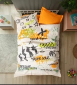 Cotton Box Genç Complete Set Tek Kişilik Graffiti Oranj - 1