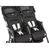 Chicco Ohlala Twin İkiz Bebek Arabası Black Nigth - 5