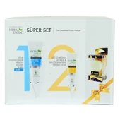 Herbaderm Süper Set Renk Açıcı Leke Kremi 55ML Göz Altı Kremi 15ML - 1