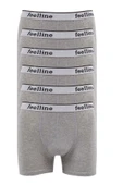 6 adet Feelline Gri Pamuklu Doğal Likralı Erkek Boxer thumbnail 1