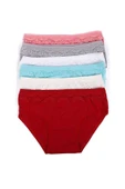 6 adet Kız Çocuk Dantelli Kız Bikini 408 - 1