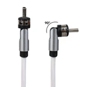 POWERMASTER PM-25905 BEYAZ 3İN1 (TYPE C- LİGHTNİNG- MİCRO USB) MANYETİK UÇ TAŞINABİLİR ŞARJ KABLOSU - 2
