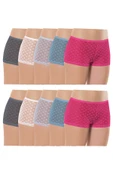 10 Adet Kadın Komple Tül Dantel Boxer Külot - 1